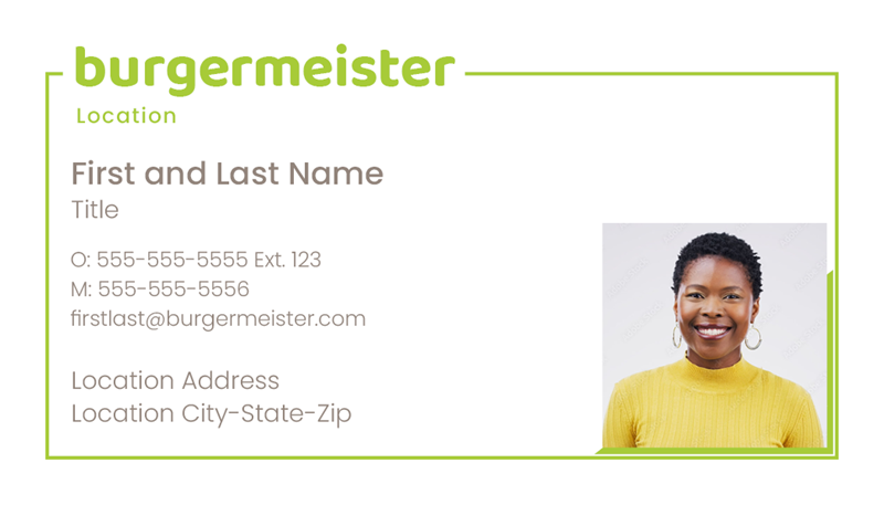 Show details for Photo Business Card (Employee) with CSV upload option