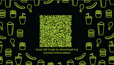 Picture of Business Card (Franchise Owner) - with optional QR Code