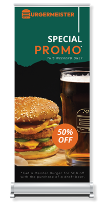 Show details for Retractable Banner - Large Format printing product