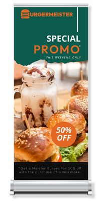 Show details for Retractable Banner - Large Format printing product