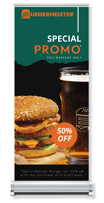 Show details for Retractable Banner - Large Format printing product